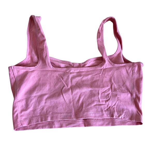 Wild Fable Women's Pink Bustier Cropped Tank Top - Size Medium - NWT - Picture 4 of 6
